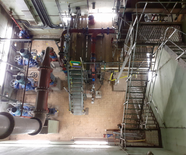 Refurbishment of pumping station including overpumping arrangement as mechanical installation in Yorkshire
