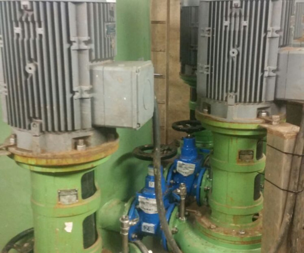 Pumps installed in sewage pumping Station Yorkshire